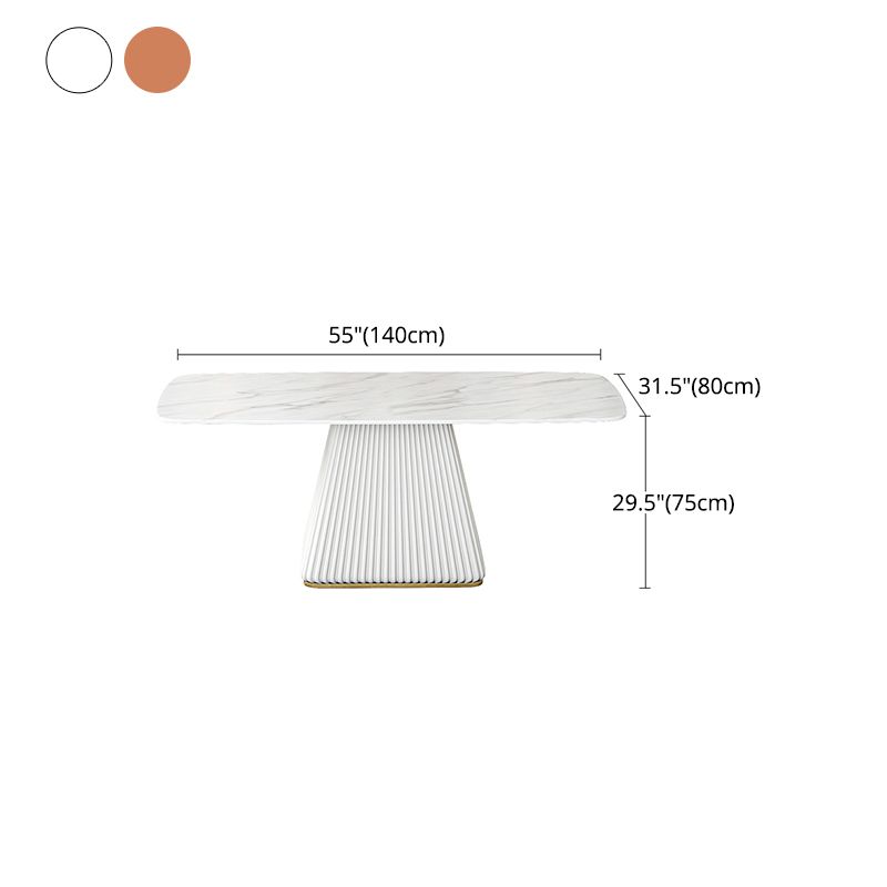 Glam 1/2/5/7 Pieces Dining Set Sintered Stone Dining Furniture for Home Use Clearhalo 'Dining Room Sets' 'Dining Tables & Seating' 'dining_room_set' 'furn' 'furn_dining_room_set' 'Furniture' 'furniture_dining_room_set' 'Kitchen & Dining Furniture' 'kitchen&dining_furn' 'kitchen' 1200x1200_e4a211b0-6f09-46ce-8838-a2f93f595a4a