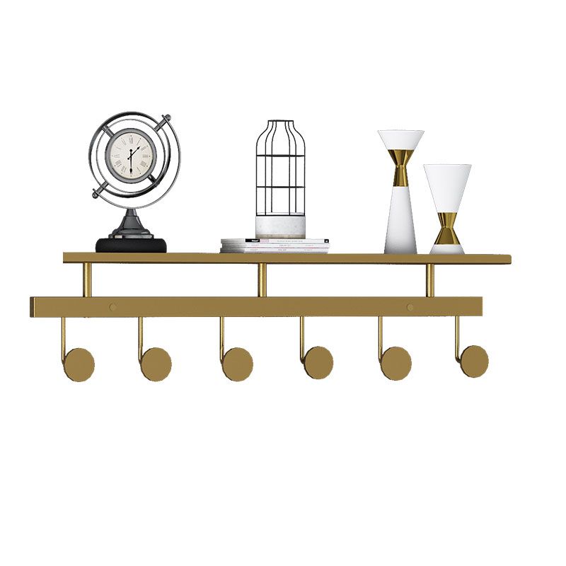 Moderne metalen ingangskit Wall gemonteerde jashanger met haken