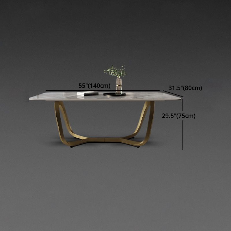 Luxury Sintered Stone Dining Set Rectangle 1/2/5/6/7 Pieces Dining Table with Chairs Clearhalo 'Dining Room Sets' 'Dining Tables & Seating' 'dining_room_set' 'furn' 'furn_dining_room_set' 'Furniture' 'furniture_dining_room_set' 'Kitchen & Dining Furniture' 1200x1200_e4a3dbb7-8bac-4534-91b4-89fce5866608