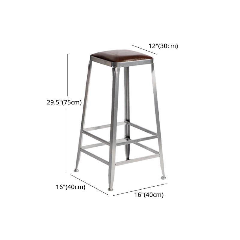 Industrial Bristol Bar and Counter Stool Vintage Brown with Iron Clearhalo 'Bar Furniture' 'Bar Stools' 'bar_stools' 'furn' 'furn_bar_stools' 'furniture_bar_stools' 'Kitchen & Dining Furniture' 'kitchen&dining_furn' 'kitchen' 'kitchen_furn' Furniture' 1200x1200_e4a48a62-989c-498e-a109-69f0fe3e4204