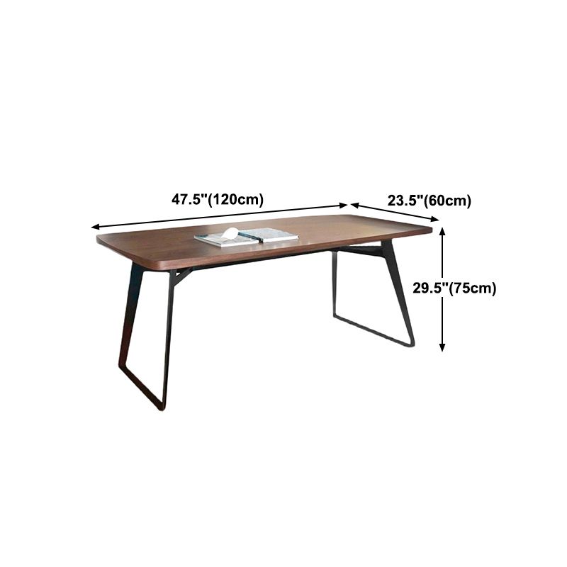 Rectangle Pine Wood Table for Restaurant Industrial Dining Table with Double Pedestal Clearhalo 'Dining Tables & Seating' 'Dining Tables' 'dining_table' 'furn' 'furn_dining_table' 'Furniture' 'furniture_dining_table' 'Kitchen & Dining Furniture' 'kitchen' 'kitchen_dining_table' 1200x1200_e4a6204c-7fc5-4f47-b987-a421e2bfa678