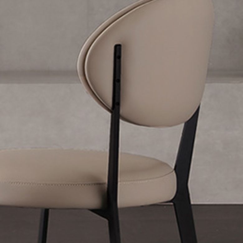 Faux Leather Dining Chairs Upholstered Dining Chairs in White Clearhalo 'Dining Chairs' 'Dining Tables & Seating' 'dining_chair' 'furn' 'furn_dining_chair' 'Furniture' 'Kitchen & Dining Furniture' 1200x1200_e4a7ae85-81e1-4eff-bb36-d15737748279