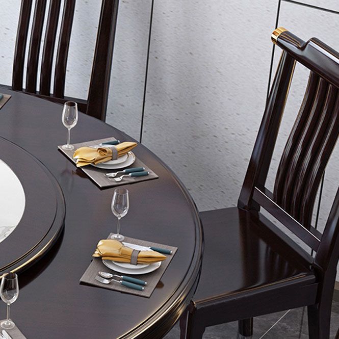 Voetstuk Eettafel Massief Houten Converteerbare Tafel voor Eetkamer