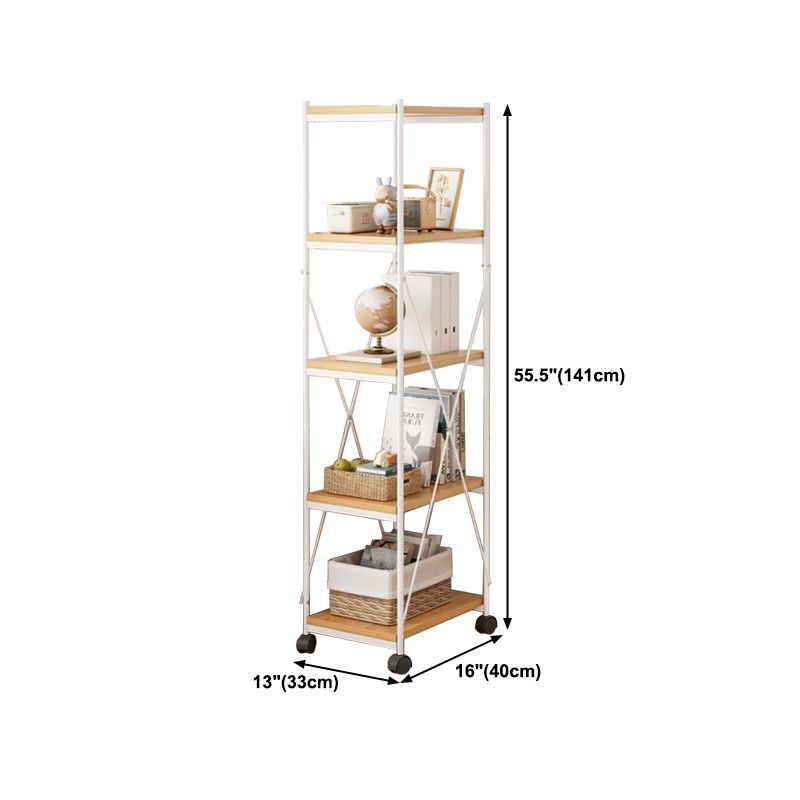 Libreria in stile moderno libreria aperta in legno per l'uso dell'ufficio