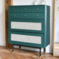 Contemporary Green Accent Chest with 8 Drawers and Straight Legs Clearhalo 'Cabinets & Chests' 'cabinets_chests' 'furn' 'furn_cabinets_chests' 'Furniture' 'Living Room Furniture' 1200x1200_e4a96f2e-928c-403c-850c-20f484225dc9