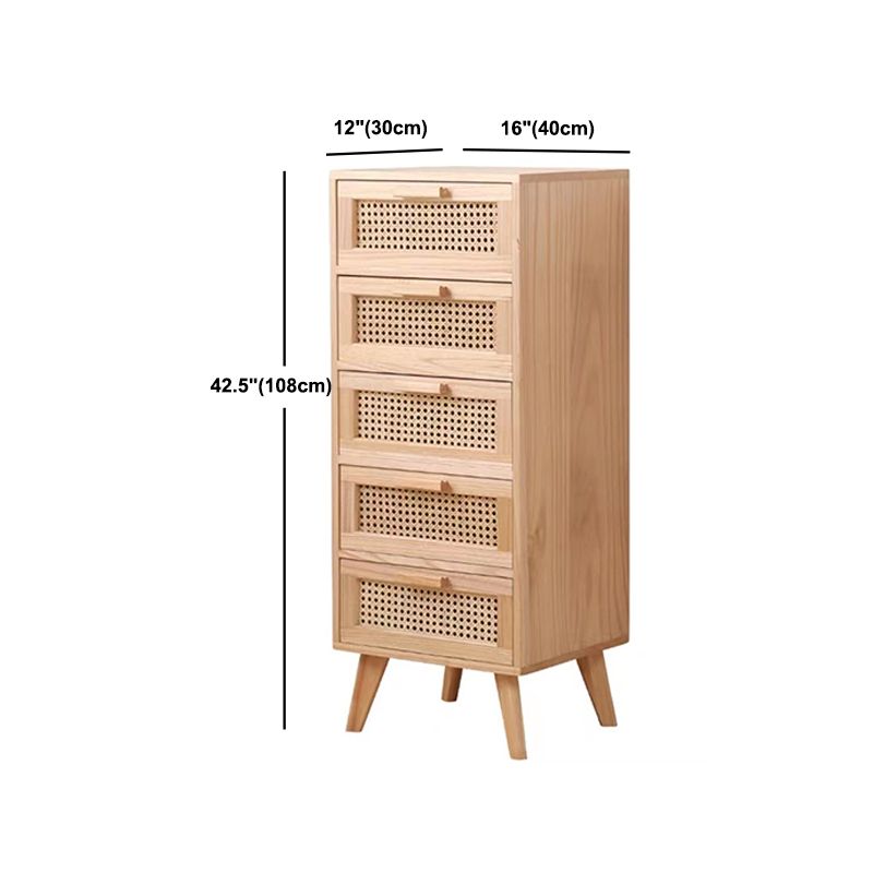 Contemporary Wooden Chest, Rectangle Accent Chest with Drawers