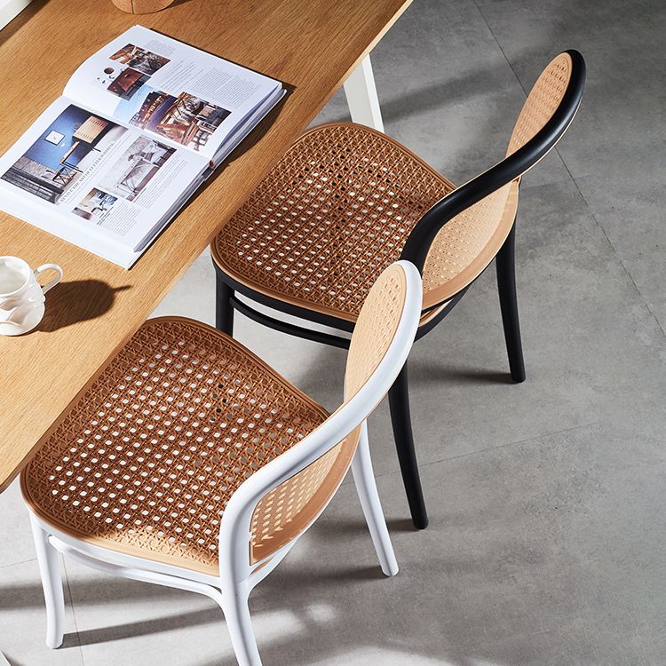 Modern Style Dining Chair Plastic Dining Armless Side Chair for Kitchen Clearhalo ' kitchen&dining_furn' 'Dining Chairs' 'Dining Tables & Seating' 'dining_chair' 'furn' 'furn_dining_chair' 'Furniture' 'furniture_dining_chair' 'Kitchen & Dining Furniture' 'kitchen' 1200x1200_e4ac4290-4035-4943-a94c-e6a31547e20c