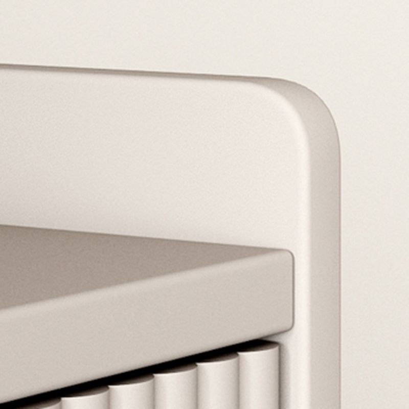 Glam -borst slaapkamer gemanipuleerde houten opbergkast met laden