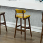 Scandinavia Style Bar-stool Wooden Legs Leather Seat for Kitchen Bar Clearhalo 'Bar Furniture' 'Bar Stools' 'bar_stools' 'furn' 'furn_bar_stools' 'furniture_bar_stools' 'Kitchen & Dining Furniture' 'kitchen&dining_furn' 'kitchen' 'kitchen_furn' Furniture' 1200x1200_e4b4b59b-1ab9-4ffd-b7af-893cb5f9d6ab