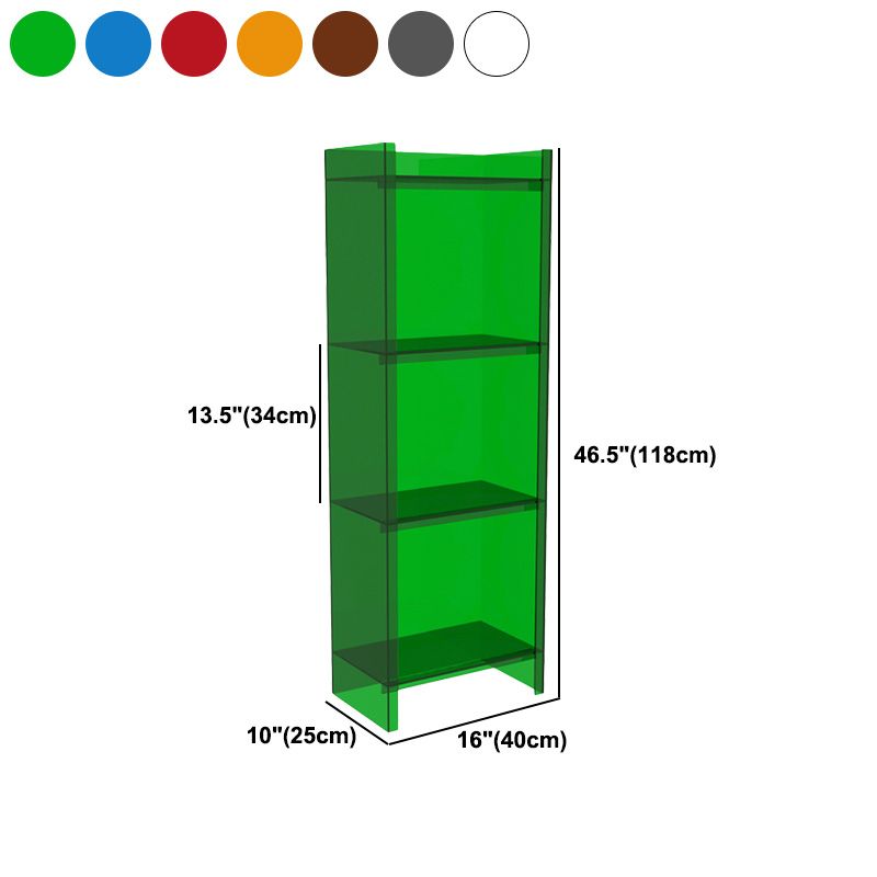 Closed Back Plastic Bookcase Scandinavian Style Bookshelf for Home Office Study Room Clearhalo 'Bookcases' 'furn' 'furn_bookcases' 'Furniture' 'furniture_bookcases' 'Office Furniture' 1200x1200_e4b4d773-d7f5-4e48-883d-42d56a061242