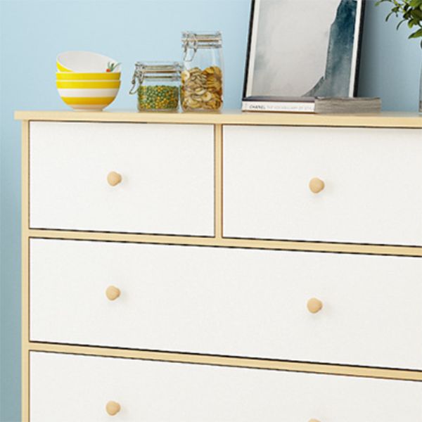 Commode de rangement contemporaine en bois avec 4/5/9 tiroirs