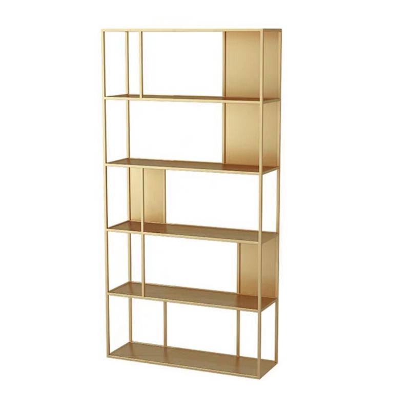 Open Metal Bookcase Industrial Rectangular Shelf for study room Clearhalo 'Bookcases' 'Furniture' 'furniture_bookcases' 'kitchen' 'kitchen_bookcases' 'Living Room Furniture' 'Office Furniture' 1200x1200_e4b7d302-5377-428a-931d-7c654f1d8dbb