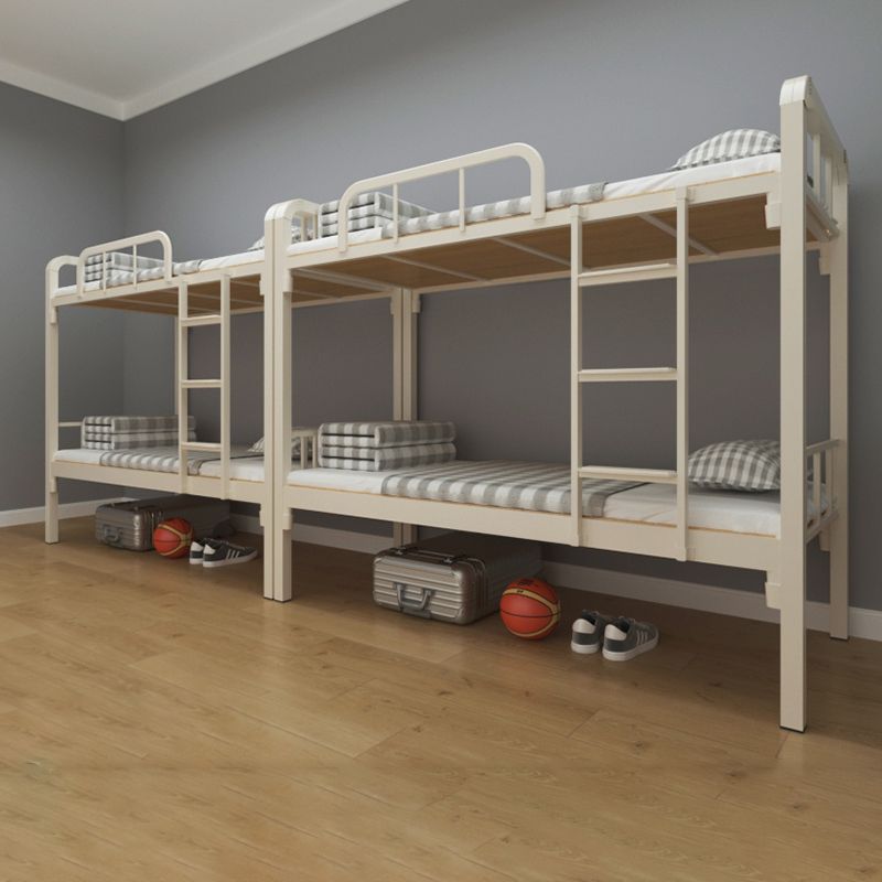 Lit superficiel contemporain lit de couleur de couleur en fer avec tête de lit et pied de pied