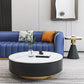 Tuxedo Arm Sofa in Grey/Blue Faux Leather Sofa with Metal Accent Clearhalo 'furn' 'furn_sofas' 'Furniture' 'Living Room Furniture' 'Sofa' 'sofas' 1200x1200_e4b9b791-e266-4f6c-a4a5-45710a5e54c0