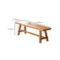 Industrial 1/4/6 Pieces Dining Set Rectangle Pine Wood Dining Table for Dining Room