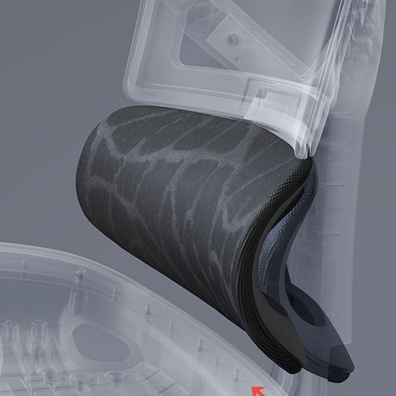 Silla de armas extraíble sin angustia silla de oficina ergonómica con ruedas