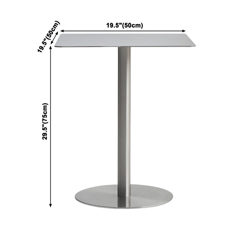 Metal Industrial Dining Table Stainless Steel Table for Kitchen and Dining Room Clearhalo ' dining_table' 'Dining Tables & Seating' 'Dining Tables' 'furn' 'furn_dining_table' 'Furniture' 'furniture_dining_table' 'Kitchen & Dining Furniture' 'kitchen&dining_furn' 'kitchen' 'kitchen_dining_table' 1200x1200_e4bc0183-d32a-4475-b747-058a0f55d226