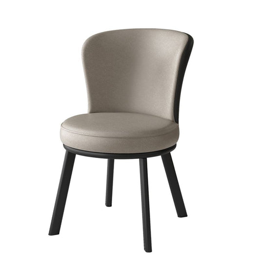 Contemporary Style Dining Room Chairs Kitchen Matte Finish Dining Arm Chairs with Metal Legs Clearhalo ' kitchen&dining_furn' 'Dining Chairs' 'Dining Tables & Seating' 'dining_chair' 'furn' 'furn_dining_chair' 'Furniture' 'furniture_dining_chair' 'Kitchen & Dining Furniture' 'kitchen' 1200x1200_e4bd8f3f-5a32-42c8-b111-aab4284051ad