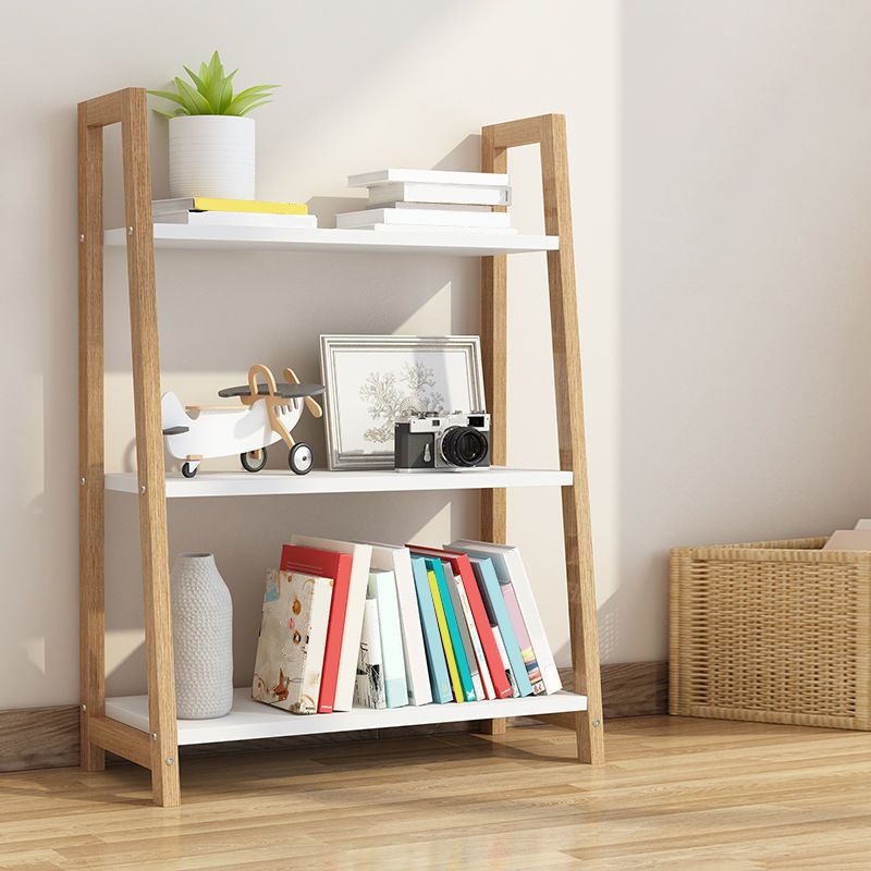 Open Back Bookshelf Contemporary Style Bookcase for Study Room Office Clearhalo 'Bookcases' 'furn' 'furn_bookcases' 'Furniture' 'furniture_bookcases' 'Office Furniture' 1200x1200_e4bd94ef-f574-4e1b-b3a8-8e588162c562