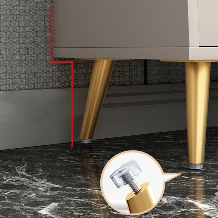 Glam Style Bookshelf Standard Closed Back Shelf Bookcase With Cabinet Clearhalo 'Bookcases' 'furn' 'furn_bookcases' 'Furniture' 'furniture_bookcases' 'kitchen' 'kitchen_bookcases' 'Living Room Furniture' 'Office Furniture' 1200x1200_e4c05fe0-e31d-46f4-abae-9ccb59ea631c