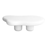 Scandinavian Free Form Coffee Table with 4 Wooden Legs 1 Piece