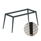 Rectangle Stone Top Dining Table Modern Black Base Dining Table for Living Room Clearhalo 'Dining Tables & Seating' 'Dining Tables' 'dining_table' 'furn' 'furn_dining_table' 'Furniture' 'furniture_dining_table' 'Kitchen & Dining Furniture' 'kitchen' 'kitchen_dining_table' 1200x1200_e4c1430c-fd8a-4ad6-8ef5-bc0046e87784