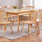 Modern Dining Table Extendable Solid Wood Dining Table for Dining Room