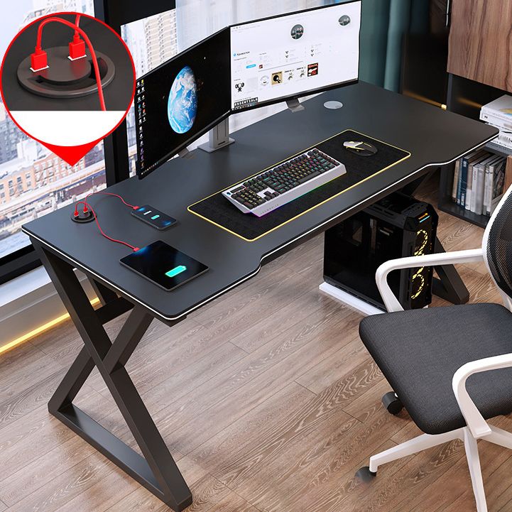 Escritorio moderno de juego de 23 pulgadas de ancho escritorio de madera rectangular de la oficina