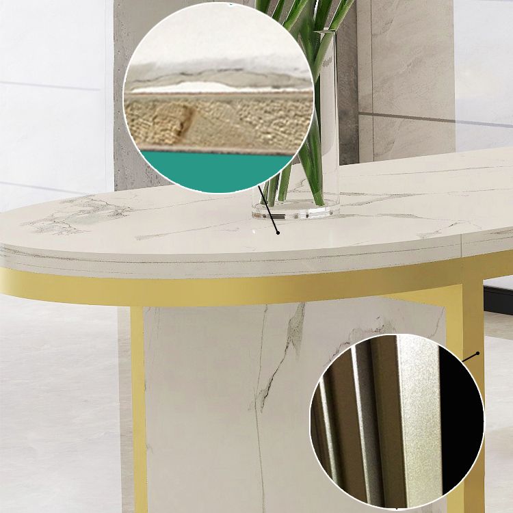 Wood Bar Table with Storage Glam Pub Table with Double Pedestal Clearhalo 'Bar Furniture' 'Bar Tables' 'bar_tables' 'furn' 'furn_bar_tables' 'Furniture' 'Kitchen & Dining Furniture' 1200x1200_e4c7ec2b-7a53-4527-927a-efcea0574b82