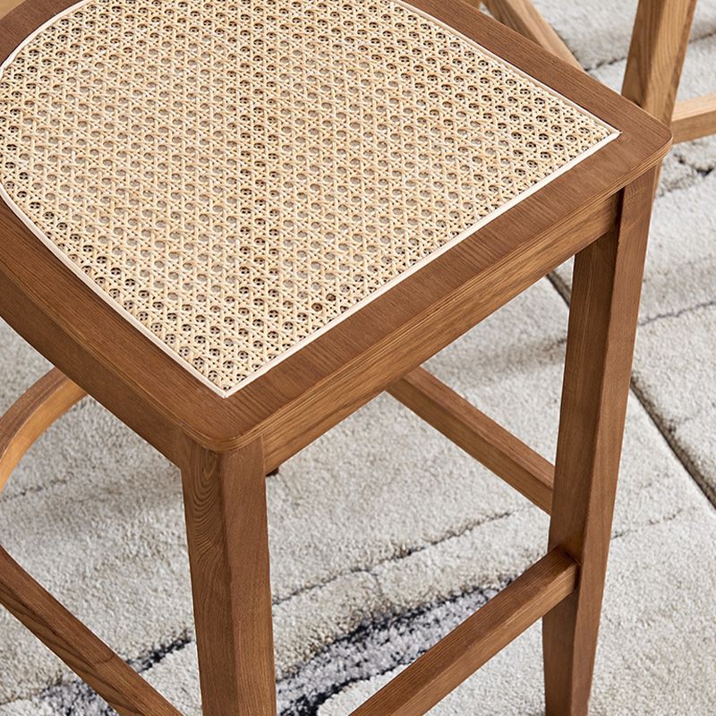 Contemporary Wood Kitchen Dining Room Stool Low Back Bar Armless Stool Clearhalo 'Bar Furniture' 'Bar Stools' 'bar_stools' 'furn' 'furn_bar_stools' 'Furniture' 'furniture_bar_stools' 'Kitchen & Dining Furniture' 1200x1200_e4c86a6f-6017-4be6-b00c-5ec56d2effe1