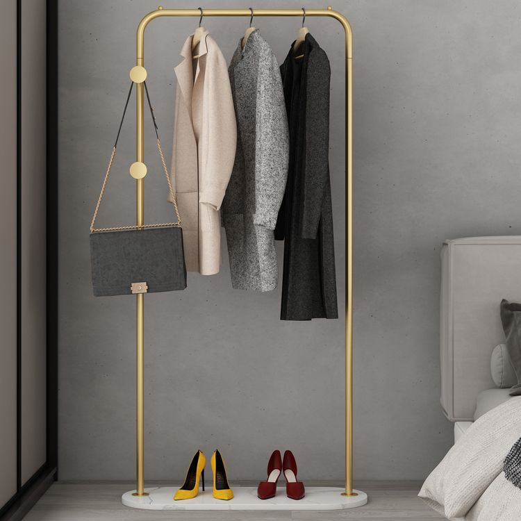 Moderner Kleiderregal 2 Haken Feste Farbmetallhalle mit Marmorboden