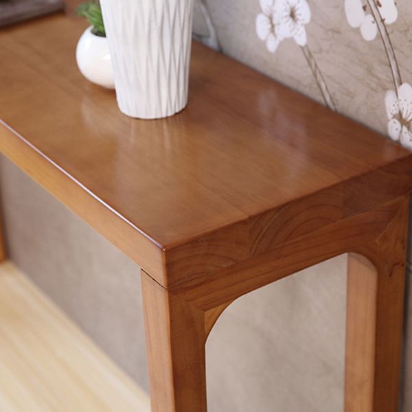 Moderne moderne rechthoekige console-accenttabel Antieke afwerking Console Sofa-tabel