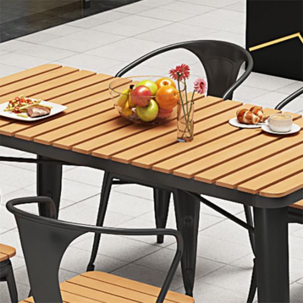 Ensemble de table à manger en bois moderne en ingénieur 1/2/5/7 Pièces Pièces Ensemble de restauration pour Utilisation à domicile