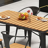 Juego de mesa de comedor de madera de ingeniero moderno 1/2/5/7 piezas de comedor para uso en el hogar