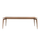 Ash Solid Wood Dining Table Mid-Century Rectangle Dining Table for Dining Room