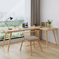 Solid Wood L-Shape Writing Desk Modern & Contemporary Laptopt Table