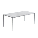Metal Contemporary Rectangular Dining Table White Sintered Stone Top Table with Legs Clearhalo 'Dining Tables & Seating' 'Dining Tables' 'dining_table' 'Furniture' 'furniture_dining_table' 'Kitchen & Dining Furniture' 'kitchen' 'kitchen_dining_table' 1200x1200_e4d0b3ee-95bc-4eec-aa2c-64dc6490e151