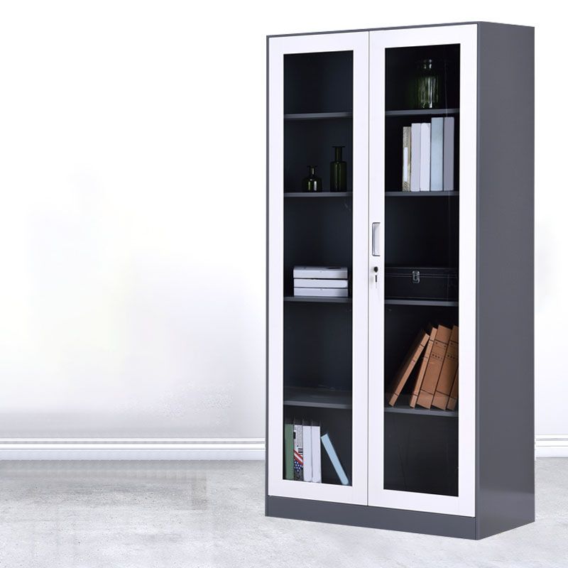 Armoire de fichiers contemporaine Cadre en acier à liborde verticale avec serrure de clé