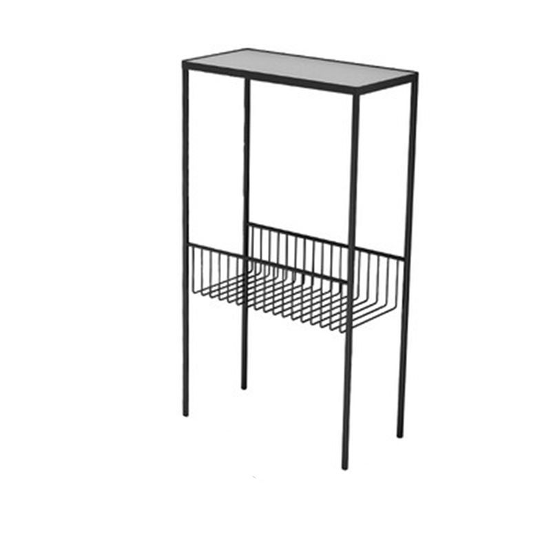 Table d'appoint contemporaine de 27,6 "de haut de haut table d'appoint rectangulaire