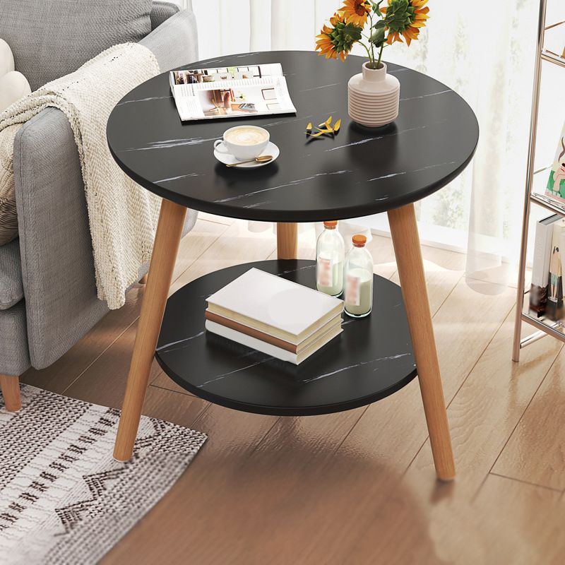 Table de bout Scandinave 3 jambes Dia 15.7 "/19.7" /23.6 "Table d'appoint en bois rond
