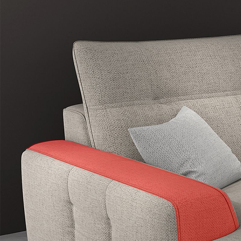 Trapuntato posteriore sezionale con cuscini di bolster sqaure sezionale