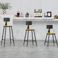 Industrial Footrest Bristol Stool Matte Finish Iron Bar Stool Clearhalo 'Bar Furniture' 'Bar Stools' 'bar_stools' 'furn' 'furn_bar_stools' 'Furniture' 'furniture_bar_stools' 'Kitchen & Dining Furniture' 1200x1200_e4d4c023-0ef2-49d9-b58d-1bfd7bcc1828