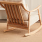Suede and Solid Wood Rocking Chair with Padded Seat Rocker Chair Removable Cushions Clearhalo 'Chairs & Seating' 'furn' 'furn_rocking_chairs' 'Furniture' 'Living Room Furniture' 'Rocking Chairs' 'rocking_chairs' 1200x1200_e4d6553d-e643-44b9-b0a0-bbe471b6d7f6