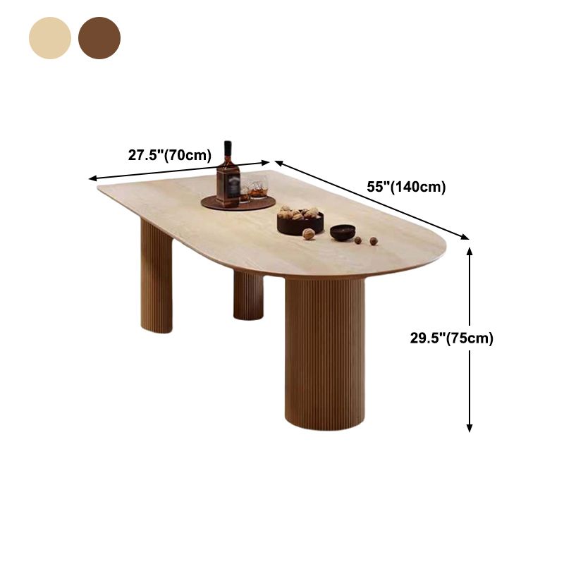 Free Form Solid Wood Dining Table Modern Dinette Table with 3 Legs Clearhalo ' dining_table' 'Dining Tables & Seating' 'Dining Tables' 'furn' 'furn_dining_table' 'Furniture' 'furniture_dining_table' 'Kitchen & Dining Furniture' 'kitchen&dining_furn' 'kitchen' 'kitchen_dining_table' 1200x1200_e4d996e1-b012-4ae2-a5da-b0e3b36870ee