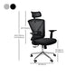 Modern & Contemporary Wheels Chair Microfiber Black High Back Chair Clearhalo 'furn' 'furn_office_chair' 'Furniture' 'Office Chairs' 'Office Furniture' 'office_chair' 1200x1200_e4d9c711-ab89-4944-88f8-685743276521