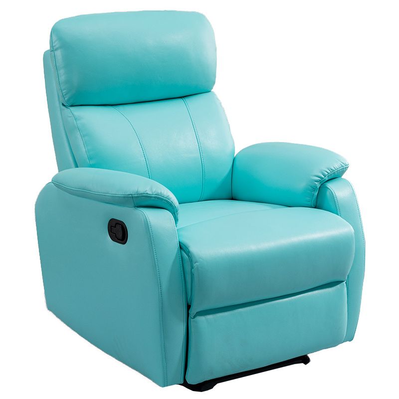 Contemporary Leather Recliner 32.7" Wide Standard Recliner with Footrest Clearhalo 'Chairs & Seating' 'furn' 'furn_recliners' 'Furniture' 'Living Room Furniture' 'Recliners' 1200x1200_e4db48fc-9f0c-4b0c-84dc-912c1168ffcb