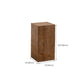 Solid Wood Rustic Side Table Square End Table in Distressed Finish