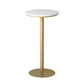 Glam Pedestal Pub Table Artificial Marble Bar Height Cocktail Table Clearhalo 'Bar Furniture' 'Bar Tables' 'bar_tables' 'furn' 'furn_bar_tables' 'Furniture' 'Kitchen & Dining Furniture' 1200x1200_e4dcd18b-ee49-4193-9494-cbfad9def6f1