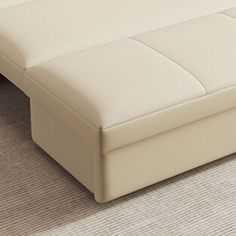 Cuscino da 32 "cuscinetto in pelle da divano dormiente ad largo glam