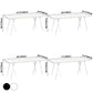 Simple Standard Sintered Stone Top Dining Table Rectangle Shape Dining Table with 6 Legs Base Clearhalo ' dining_table' 'Dining Tables & Seating' 'Dining Tables' 'furn' 'furn_dining_table' 'Furniture' 'furniture_dining_table' 'Kitchen & Dining Furniture' 'kitchen&dining_furn' 'kitchen' 'kitchen_dining_table' 1200x1200_e4de6a48-11c6-4ca4-8139-3a89d8ba5729